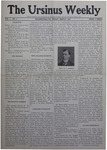 The Ursinus Weekly, September 25, 1903 by John E. Hoyt