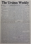 The Ursinus Weekly, October 9, 1903 by John E. Hoyt