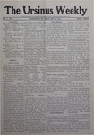 The Ursinus Weekly, October 16, 1903 by John E. Hoyt