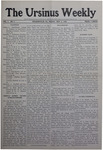 The Ursinus Weekly, November 6, 1903 by John E. Hoyt