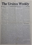 The Ursinus Weekly, November 13, 1903 by John E. Hoyt