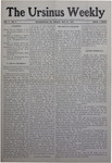 The Ursinus Weekly, November 20, 1903 by John E. Hoyt