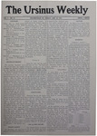 The Ursinus Weekly, April 29, 1904