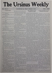 The Ursinus Weekly, January 30, 1903 by Walter E. Hoffsommer and Linden Howell Rice
