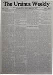 The Ursinus Weekly, February 20, 1903