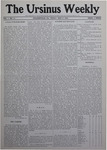 The Ursinus Weekly, May 8, 1903